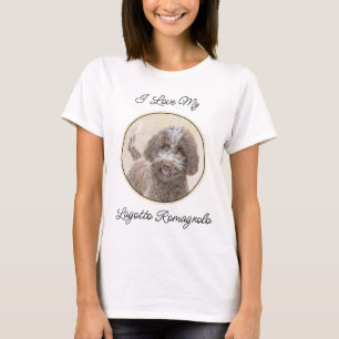 T-shirt Lagotto Romagnolo Peinture - Cute Original Chien A