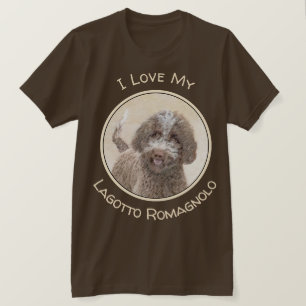 T-shirt Lagotto Romagnolo Peinture - Cute Original Dog Art