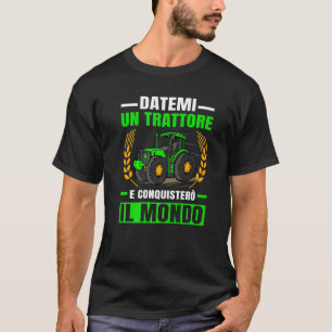 T-shirt L'Agriculture Me Donne Un Tracteur Je Vais Conquér
