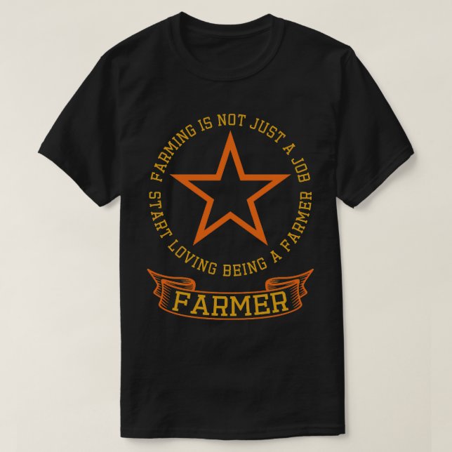 T-shirt L'agriculture n'est pas seulement un travail Comme (Design devant)