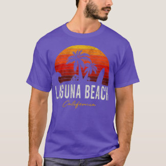 T-shirt Laguna Beach California Palms Surf de vacances Sun