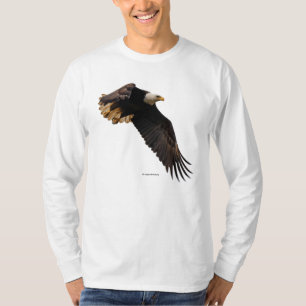 T-shirt L'Aigle Bald époustouflant prend le ciel