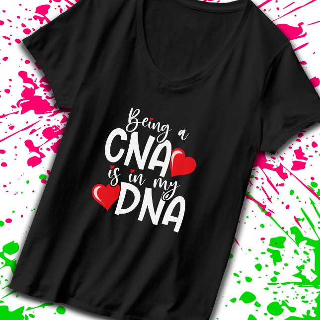 T-shirt L'AIIC est dans mon ADN - Adjointe en soins infirm (Celebrate your passion & dedication with this tribute to caregivers who make a difference! -Teemixer)