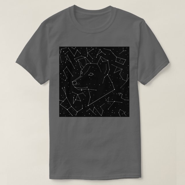 T-shirt Laika Constellation (Design devant)
