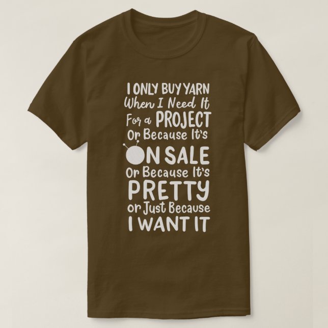 T-shirt Laine de Tricot tricot (Design devant)