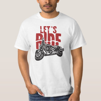 T-shirt Laisse la moto de tour concevoir