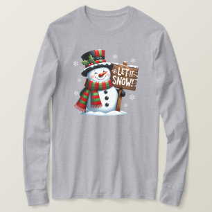 T-shirt Laisse-Le Chirt À Manches Longues À Neige