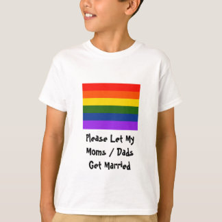 T-shirt Laisse mes papas se marier