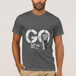 T-shirt Laisse-moi ALLER Léopard gris