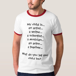 T-shirt Laissé vous l'enfant est