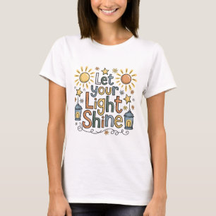 T-shirt Laisser Briller Votre Lumière Chemise Chrétienne