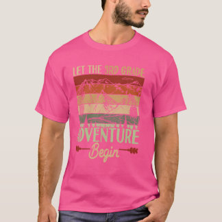 T-shirt Laisser l'aventure de 3e année recommencer à l'éco