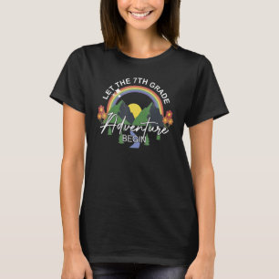 T-shirt Laisser L'Aventure De 7E Année Commencer L'Enseign