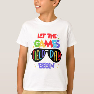 T-shirt Laisser Le Jour Du Terrain Des Jeux Commencer Le D