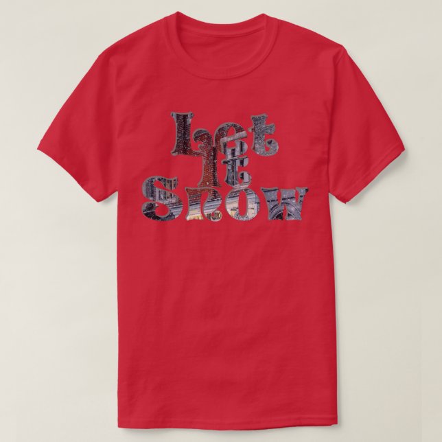 T-shirt Laisser neiger (Design devant)
