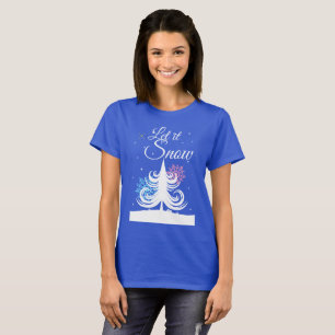 T-shirt Laisser neiger Noël drôle