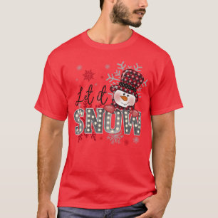 T-shirt Laisser neiger Noël Snowflake cadeau