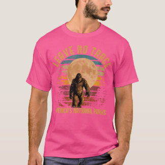 T-shirt Laissez aucune trace America Parcs Nationaux Drôle