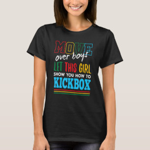 T-shirt Laissez Cette Fille Vous Montrer Comment Kickbox F