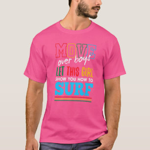 T-shirt Laissez Cette Fille Vous Montrer Comment Surf Funn