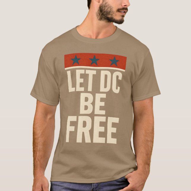 T-SHIRT LAISSEZ DC ÊTRE LIBRE (Devant)