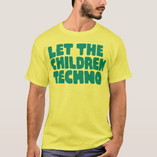 T-shirt Laissez la techno d'enfants