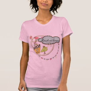 T-shirt Laissez l'amour grandir servante d'honneur chemise