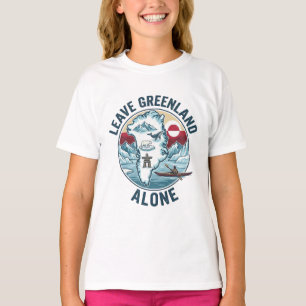 T-shirt Laissez le Groenland en paix
