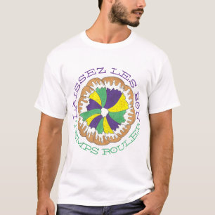 T-shirt Laissez Les Bon Temps Rouler Mardi Gras King Cake