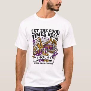 T-shirt Laissez les bons temps rouler Culture musicale de 