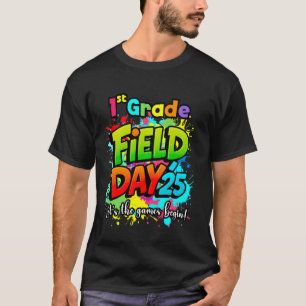 T-shirt Laissez les jeux commencer en première 1re année J