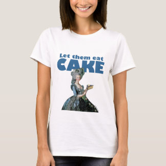 T-shirt Laissez-les manger le gâteau (la chemise légère)