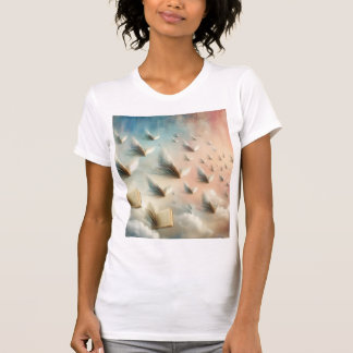 T-shirt Laissez les pages vous emporter – Surréalisme de l