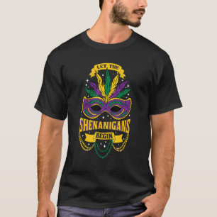 T-shirt Laissez Les Shenanigans Bengin Mardi Gras
