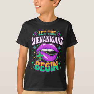 T-shirt Laissez Les Shenanigans Commencer Mardi Gras Embra
