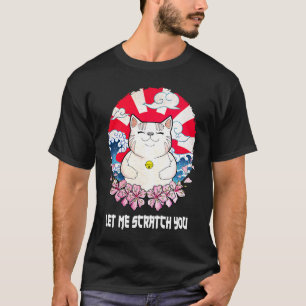 T-shirt Laissez-Moi Vous Gratter Chat Humour Chatons Bla