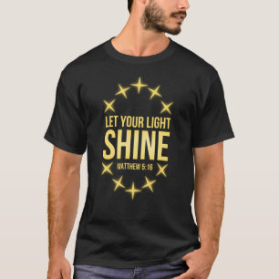 T-shirt Laissez votre 5h16 léger de Matthew d'éclat