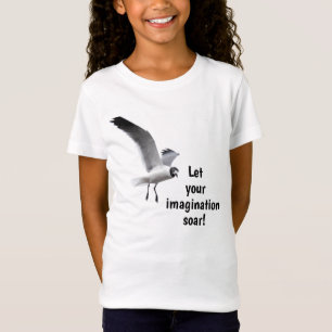 T-Shirt Laissez votre imagination s'envoler !  Mouette qui