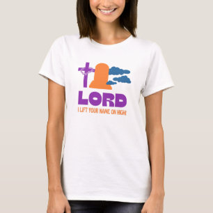 T-shirt LAISSEZ VOTRE NOM SUR HAUTE Pâques chrétiennes