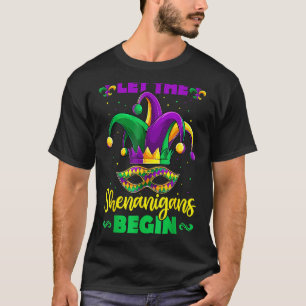 T-shirt Laissons Les Shenanigans Commencer Mardi Gras, Enf