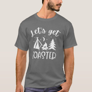 T-shirt Laissons-nous griller Happy Camper Camping Lover C