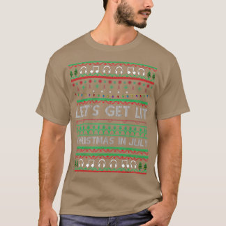 T-shirt Laissons un bon Noël en juillet Noël d'été T