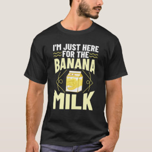 T-shirt Lait de banane lait shake chocolat coréen aromatis