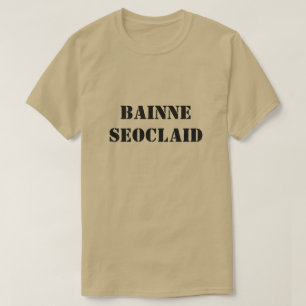 T-shirt lait de chocolat en écossais de Saint-Séroclaid