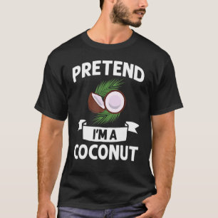 T-shirt Lait de coco Huile d'eau Crème Arbre Fruit Palm Bu