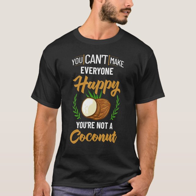 T-shirt Lait de coco Huile d'eau Crème Arbre Fruit Palm Bu (Devant)