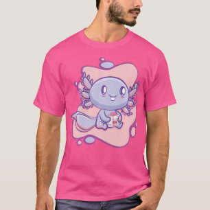 T-shirt Lait de fraise Axolotl Ambystoma Mexicanum Walkin