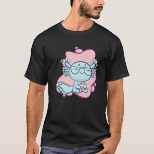 T-shirt Lait de fraise Axolotl Ambystoma Mexicanum Walkin