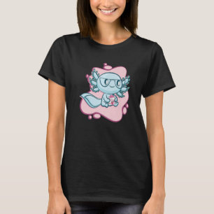 T-shirt Lait de fraise Axolotl Ambystoma Mexicanum Walkin