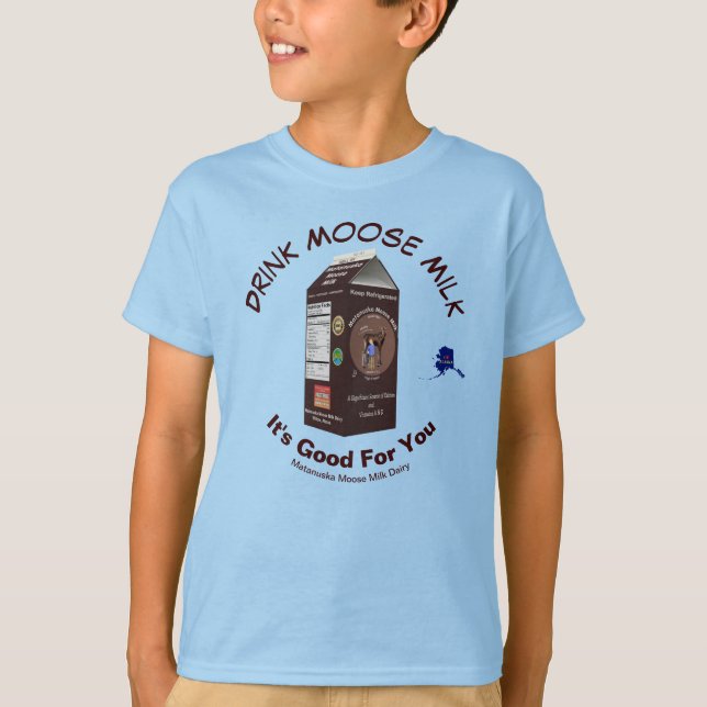 T-shirt Lait d'orignal Matanuska (Devant)